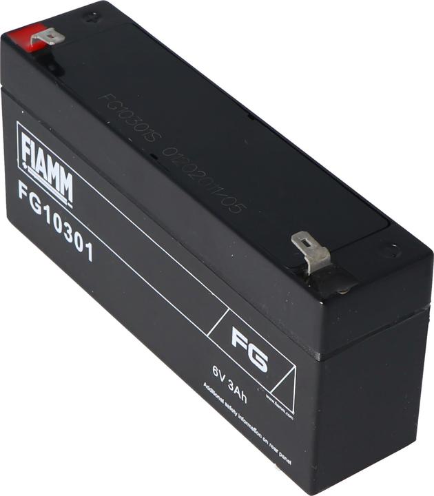 Actual product image Fiamm FG10301 Blei Akku, 3,0Ah (6 V, 3 Ah)