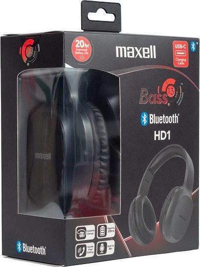 Actual product image Maxell Bluetooth headphones HD1 BASS USB-C (20 h, Wireless)