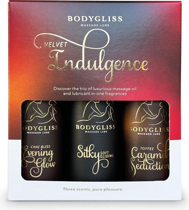 Actual product image Bodygliss - Travel Edition 3-pack - Velvet Indulgence