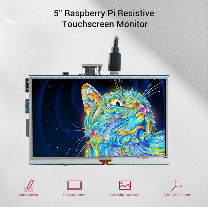Actual product image Elecrow Raspberry Pi display
