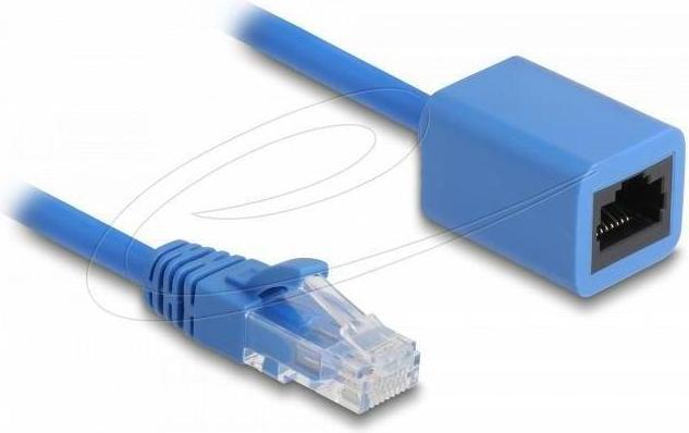 Produktbild Delock RJ45 Spiralkabel Stecker zu Buchse Cat.6 UTP 0,8 m bi (U/UTP, CAT6, 1.80 m)