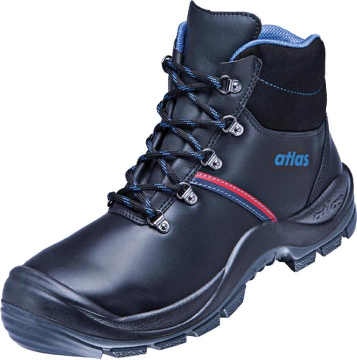 Atlas Men's S3 safety shoes "ANATOMIC BAU 500" black size 42 (S3, 42)