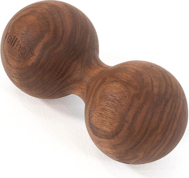 Produktbild Rollholz Doppelkugel Walnuss