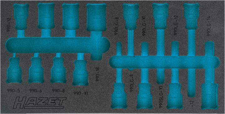 Actual product image HAZET Soft Foam Insert