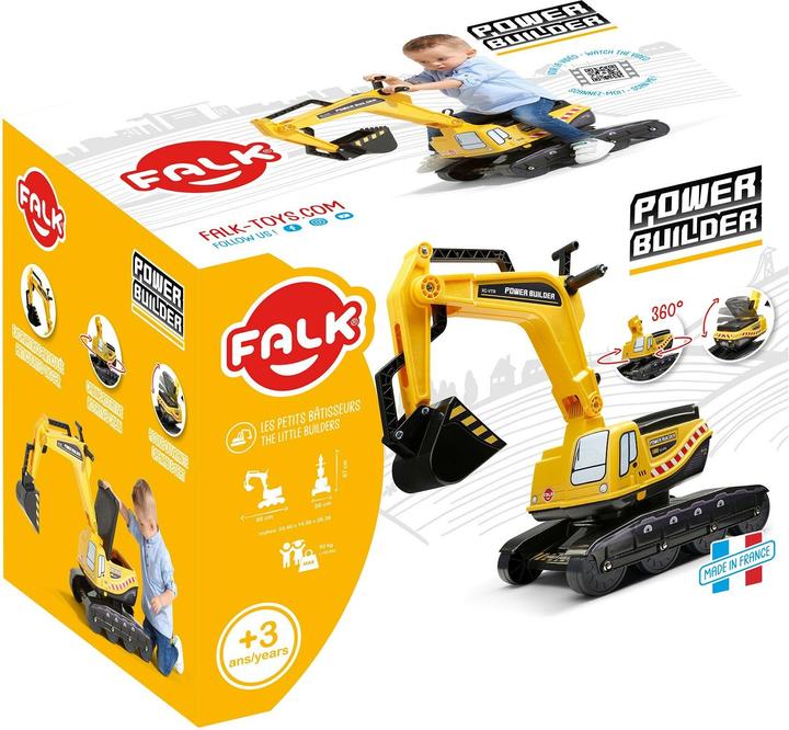 Actual product image Falk Toys Seat excavator Excavator