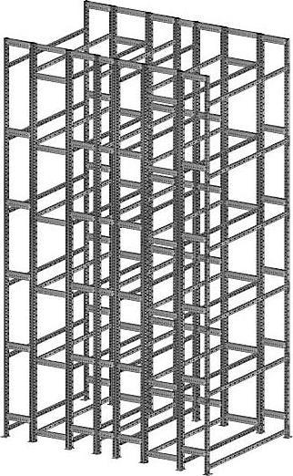 Actual product image kaiserkraft Tire rack, galvanized
