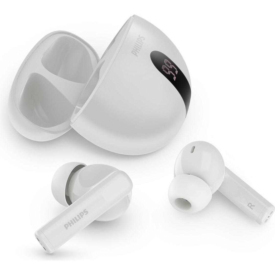 Philips TAT2520WT/00 (4 H, Senza Fili), Cuffie, Bianco