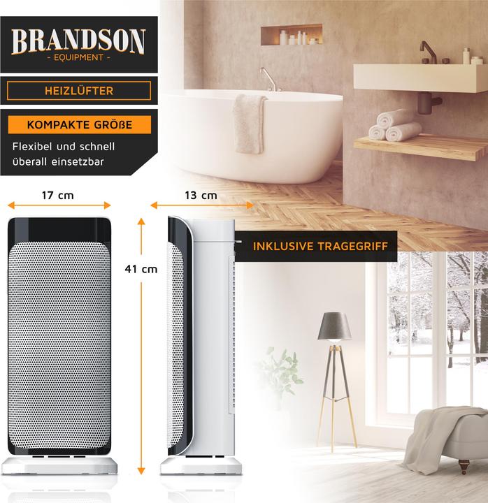 Actual product image Brandson Fan heater (2000 W)