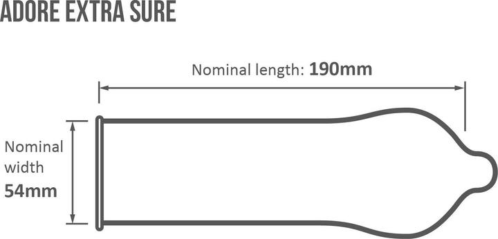 Image du produit Adore Extra Sure (144 pcs)