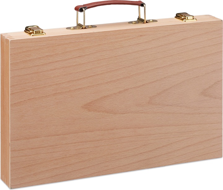 Image du produit Relaxdays Coffret pour peinture (Marron clair, 56 x)
