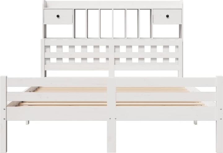 Image du produit vidaXL Bett mit Regal (150 x 200 cm)