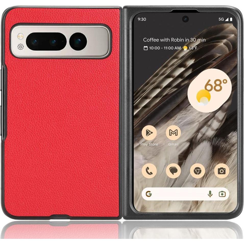 Cover-Discount Google Pixel Fold - Klassische Schutzhülle rot (Google Pixel Fold), Smartphone Hülle, Rot