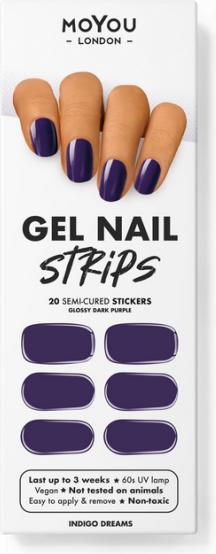 MoYou London Gel Nail Strips (Indigo Dreams)