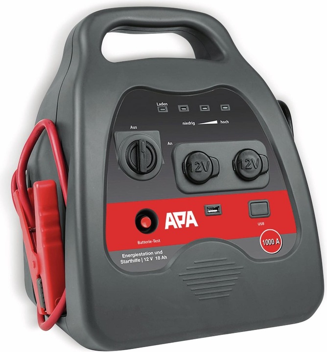 APA Bully Smart Power Pack 12 V jump start (1000 A, 18000 mAh)