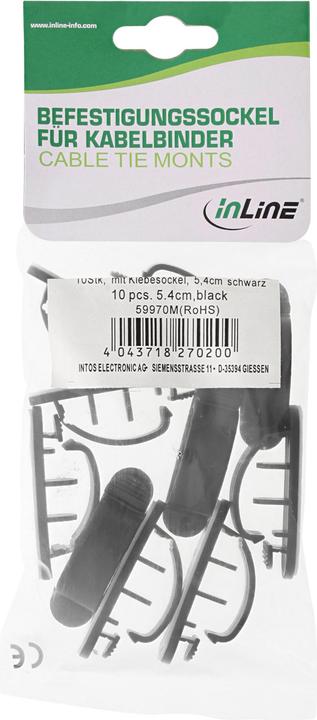 Actual product image InLine Cable management clip