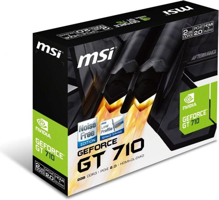 Actual product image MSI GeForce GT 710 2GD3H LP (2 GB)