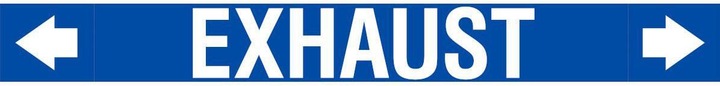 Actual product image Brady ASME - Pipe markers - Exhaust