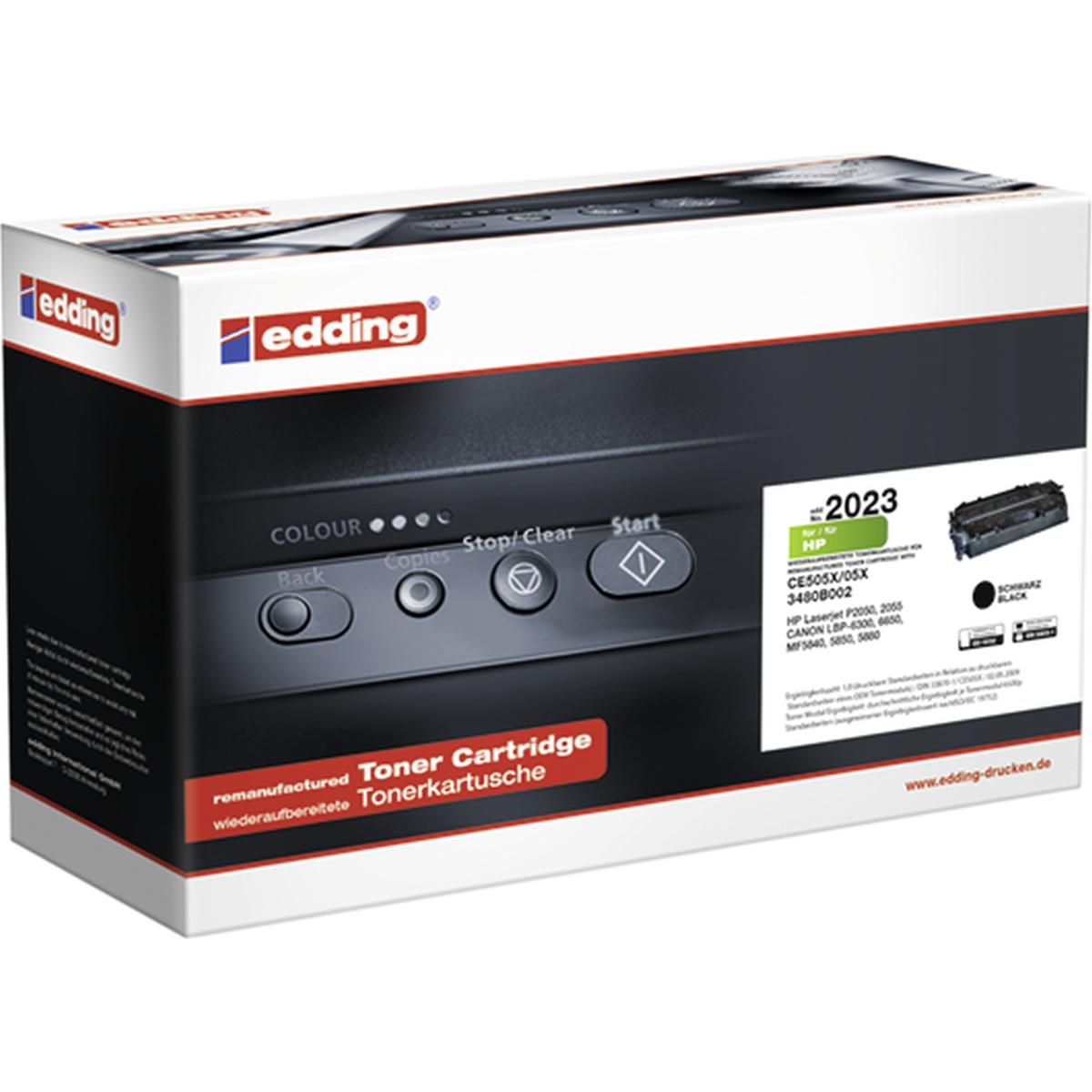 Edding, Toner, EDD-2023 - 6500 Seiten - Schwarz - 1 Stück(e) (BK)