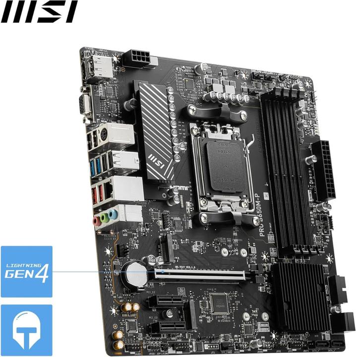 Produktbild MSI Pro B650M-P (AM5, AMD B650, mATX)