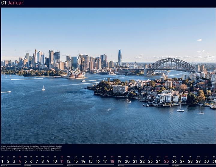 Produktbild Hafenstädte - Wandkalender 2026 (60 x 45 cm, Harter Einband, Deutsch)