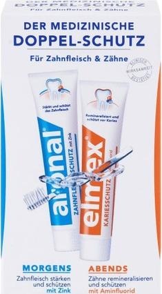 Actual product image Elmex +Aronal Tooth Paste 2x12ml (24 ml)