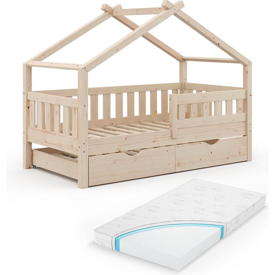 VitaliSpa, Kinderbett, Hausbett Design (80 x 160 cm)