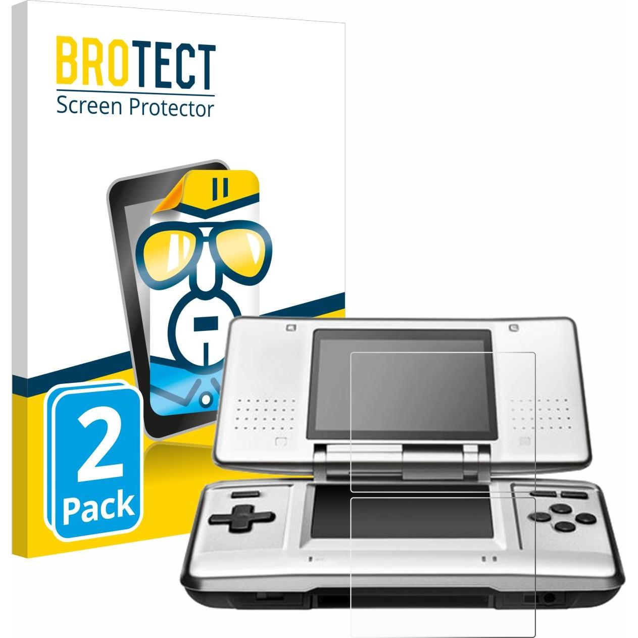 BROTECT Schutzfolie Displayschutz Klar (DSi XL), Weiteres Gaming Zubehör, Transparent