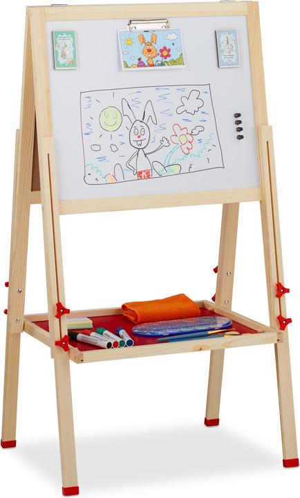Actual product image Relaxdays Two-Sided board for Kids