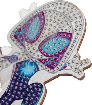 Actual product image Craft Buddy Ghost Spider, Crystal Art Buddy approx. 11x8cm