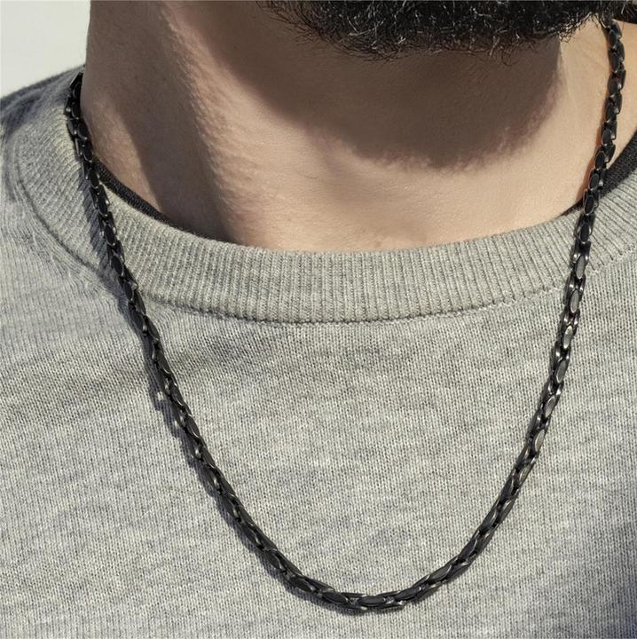 Image du produit Lotus Collier Acier Inoxydable, Homme (Acier inoxydable)