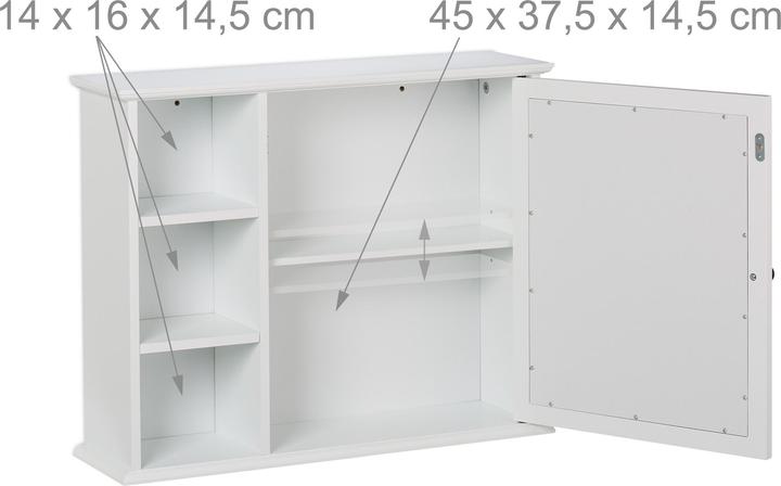 Produktbild Relaxdays Spiegelschrank