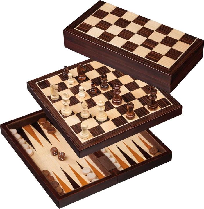 Produktbild Philos Schach Backgammon Dame Set Feld