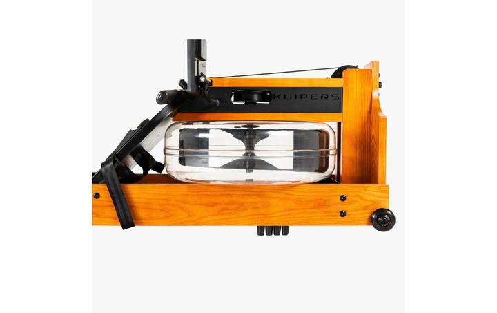 Actual product image Kuipers Fitness Rudergerät Aqua Rower Helle Esche, Bremssystem
