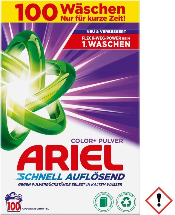 Produktbild Ariel Color+ (100 Waschgänge, Waschpulver)