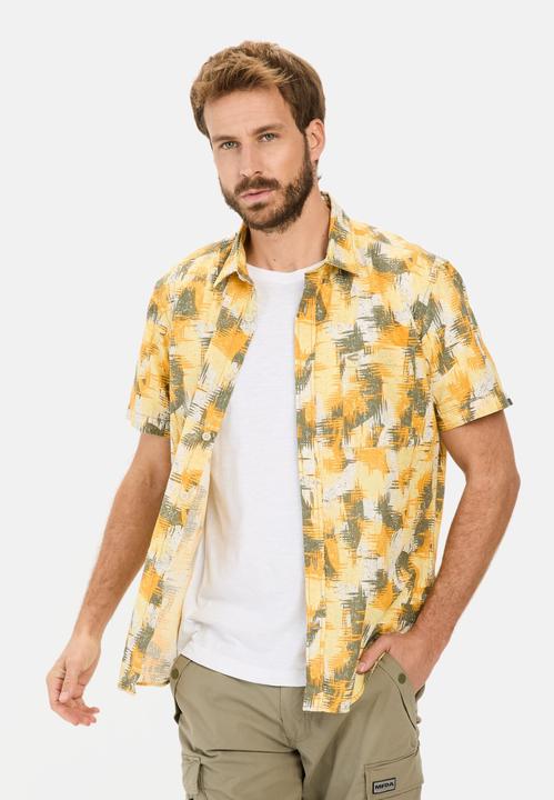Produktbild Camel Active Kurzarmhemd mit Strukturmuster (5XL)