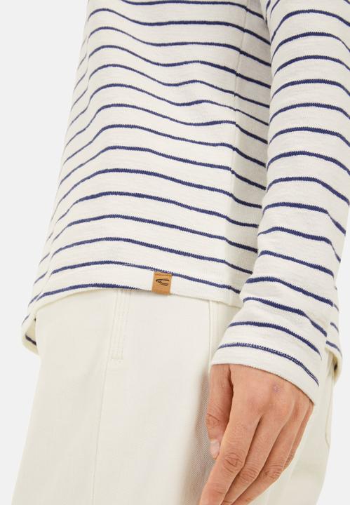 Actual product image Camel Active Gestreiftes Langarmshirt aus reiner Baumwolle (XL)