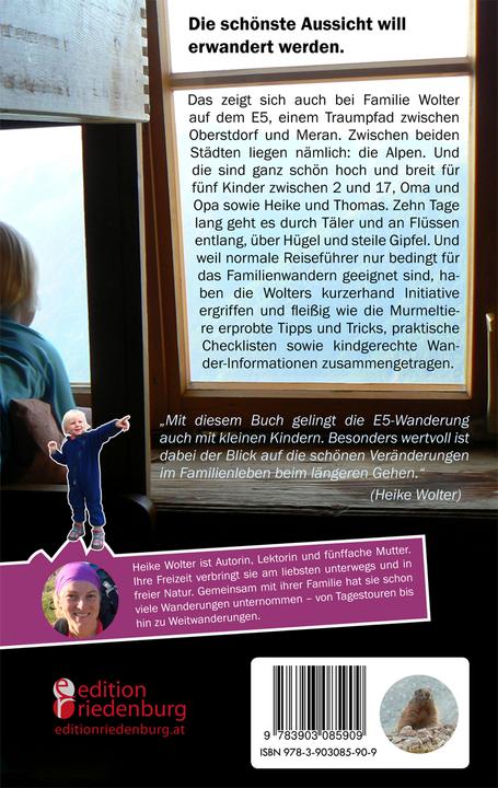 Produktbild Alpenüberquerung mit Kindern - Familienwanderung E5 in 10 Tagen (Deutsch, 2020)