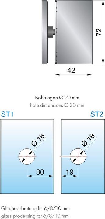 Produktbild Pauli+Sohn Winkelverbinder PONTERE+ 8317 (Winkelverbinder, 2 Stk.)