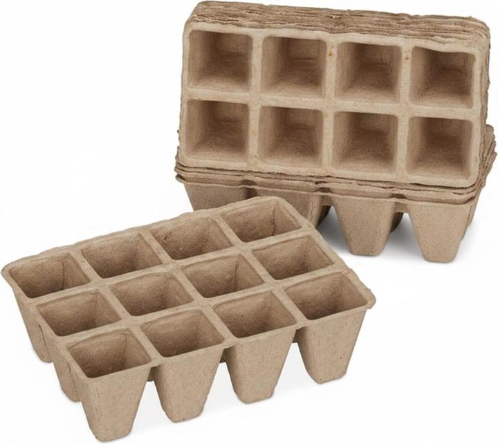 Actual product image Relaxdays Fibre Pots, Set of 17
