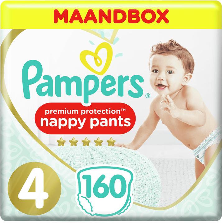 Immagine prodotto Pampers Premium Protection Pants (Dimensione 4, Pacco mensile, 160 Pezzo/i)
