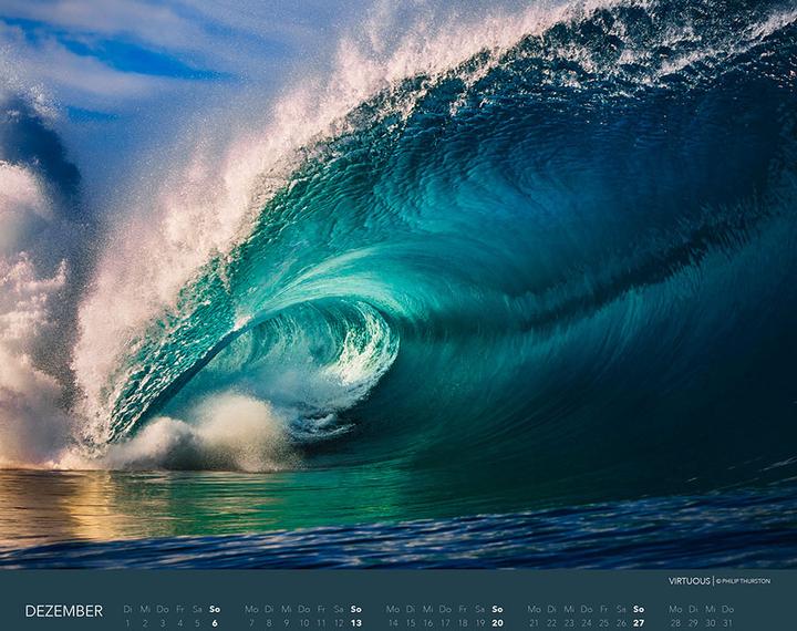 Actual product image Wellen Kalender 2026: Meeres- und Wasser-Fotografie XXL Premium Kalender