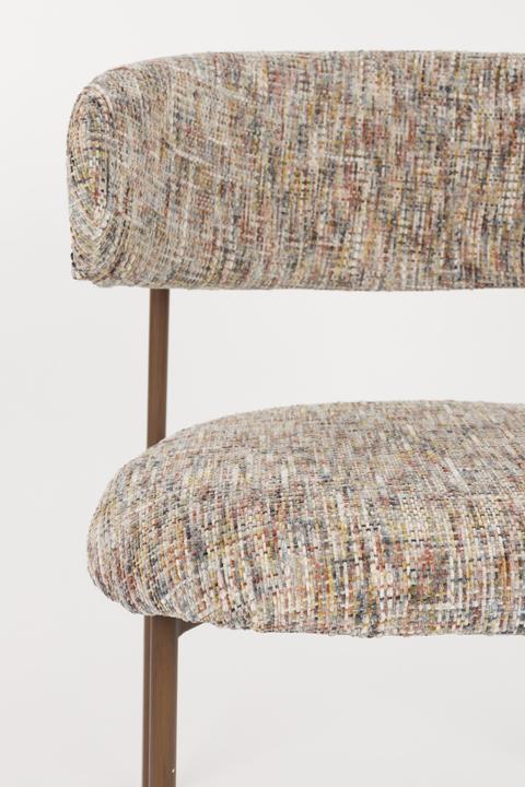 Image du produit White Label Living Chair Claes Multicolour