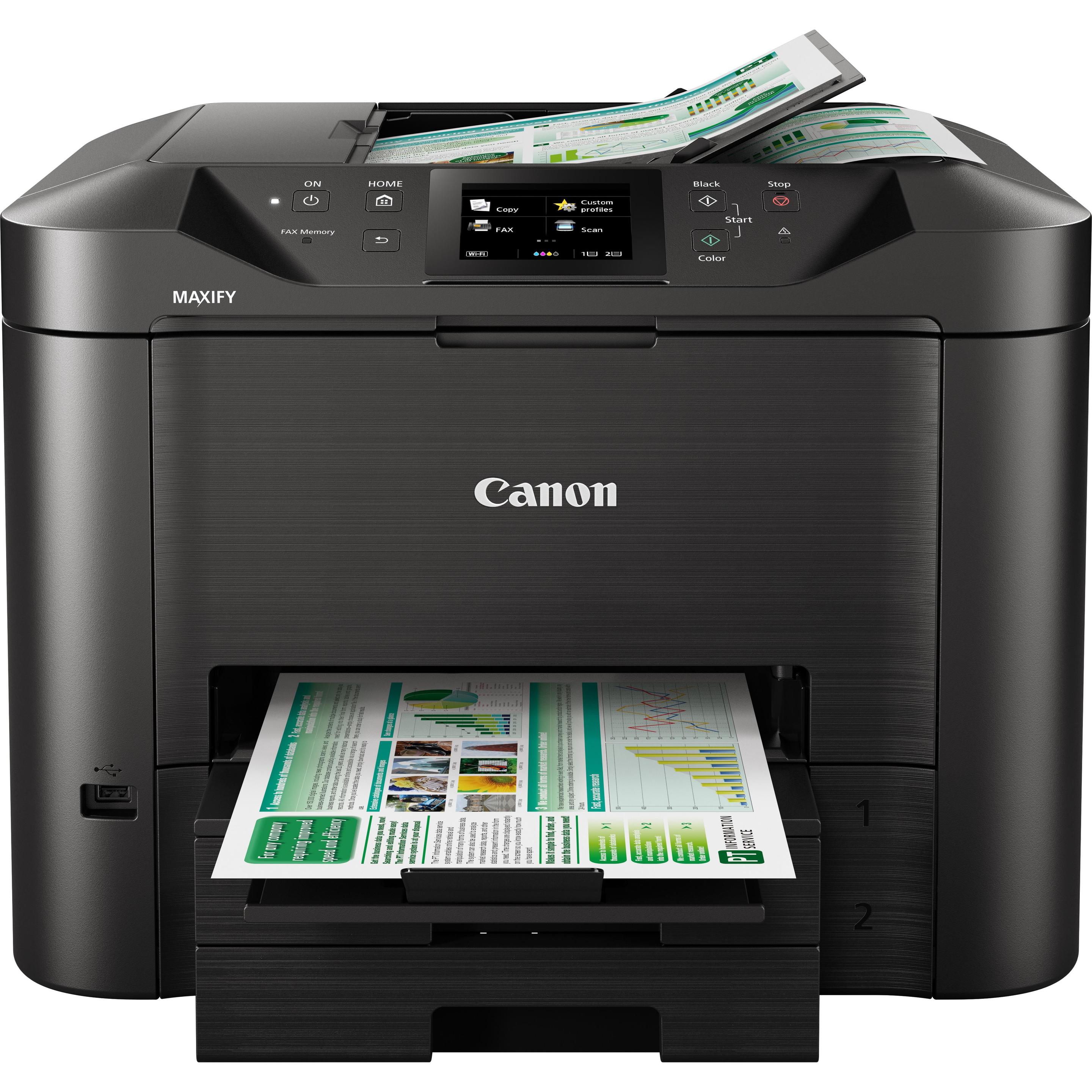 Canon Maxify MB5450 (Tintenpatrone, Farbe), Drucker, Schwarz