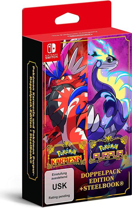 Immagine prodotto Nintendo Pokémon Scarlatto e Pokémon Violetto Confezione da due + Steelbook (Switch, DE)