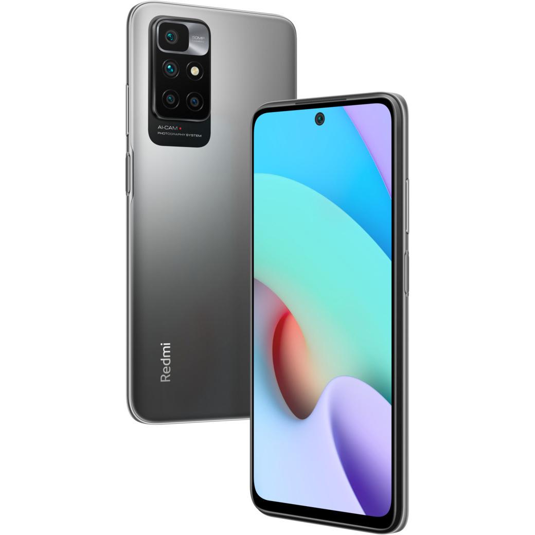 Xiaomi Redmi10 2022 (128 GB, Carbon Gray, 6.50", Hybrid Dual SIM, 4G), Smartphone, Grau