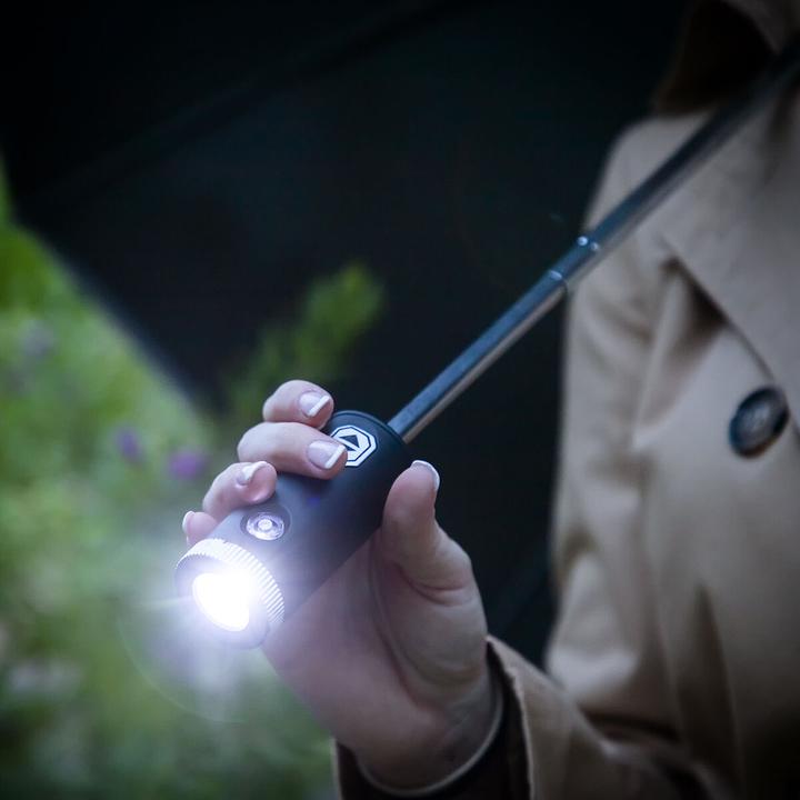 Productafbeelding InnovaGoods Paraplu met omgekeerd vouwen en met LED Folbrella