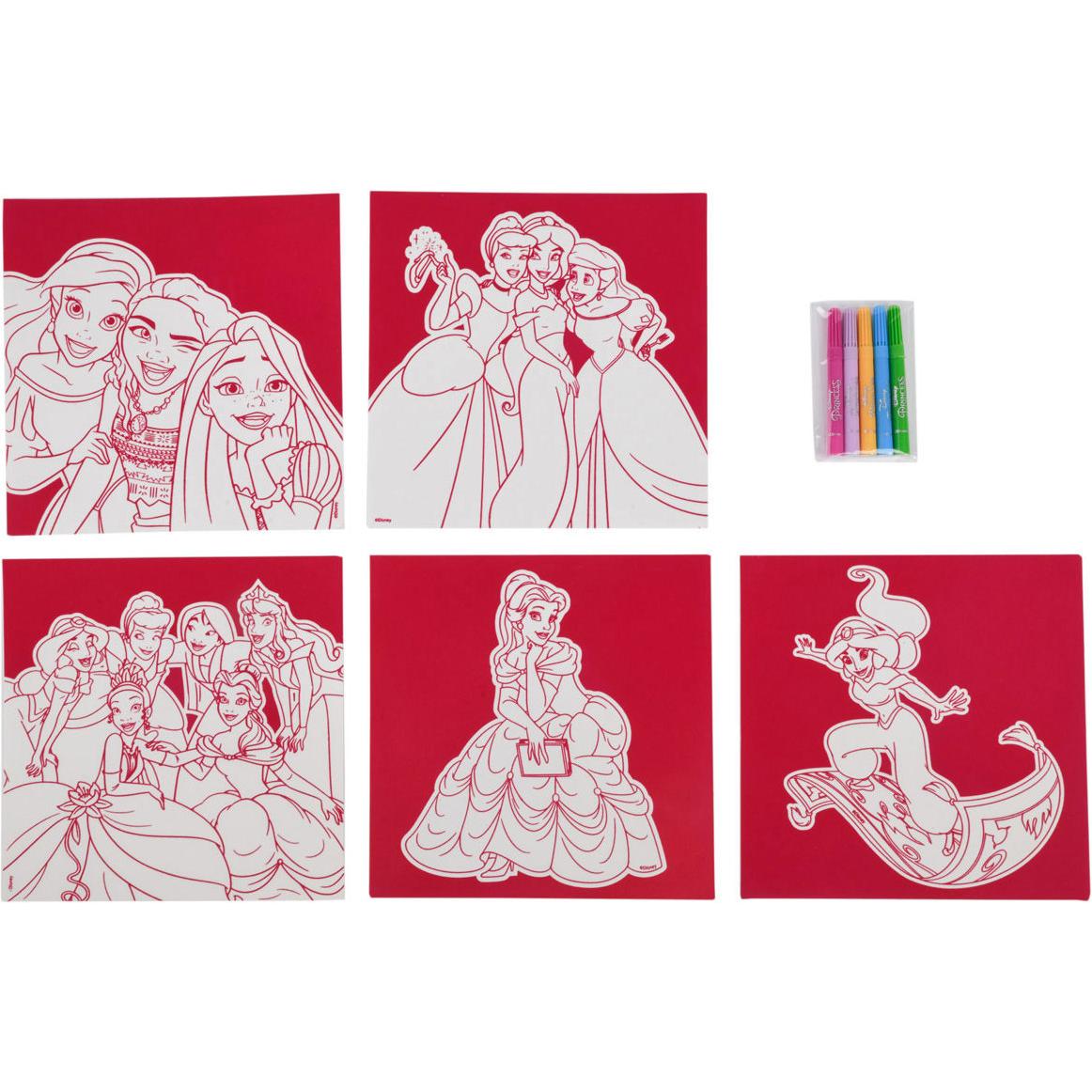 Thumbnail - Canenco Disney Prinses Filzfarben, 5St.