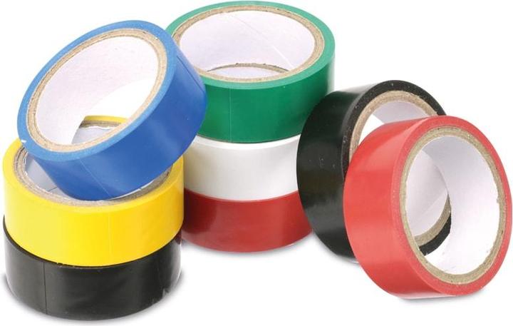 Actual product image Kinzo Insulating tape set 8 pcs. (18 mm)
