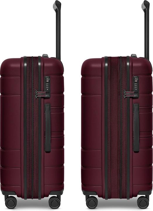 Actual product image Redolz Essentials 11 4 Rollen Kofferset 3-teilig mit Dehnfalte (240 l)