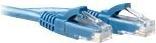 Productafbeelding ACT Blauwe 1 meter U/UTP CAT6 patchkabel snagless met RJ45 connectoren. Cat6 u/utp snagless bu 1,00m (U/UTP, CAT6, 1 m)